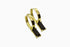 Ameya अमेय | Onyx | Hoop | 18K Vermeil Vergoldung